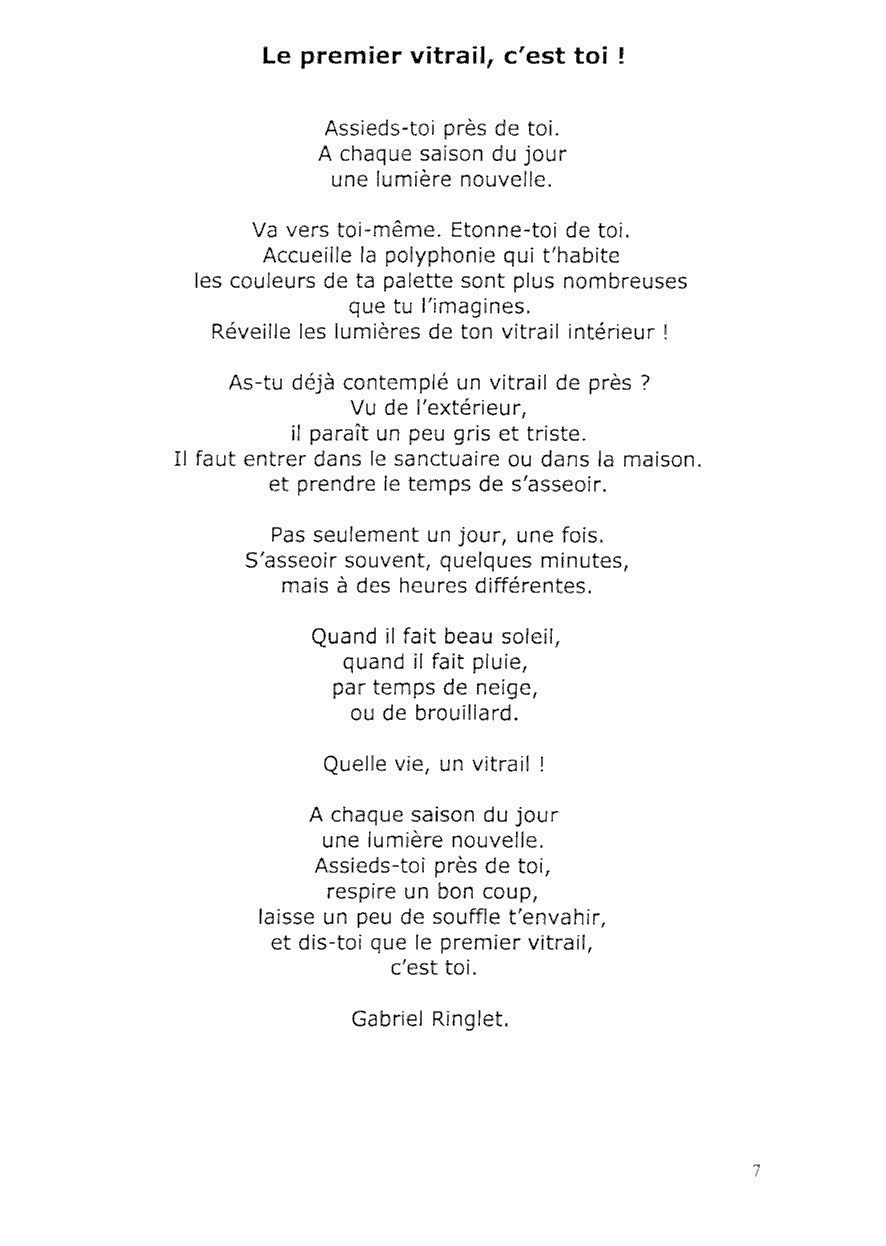 calendrier paroissial  2011