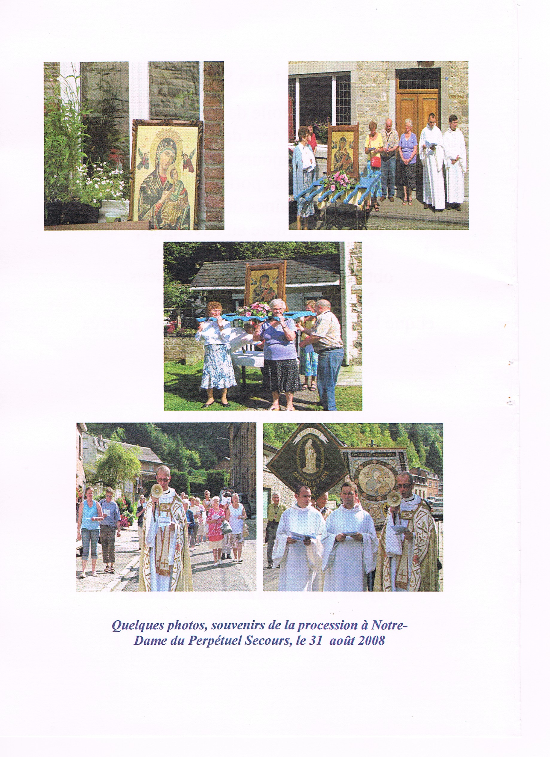 calendrier paroissial  2011