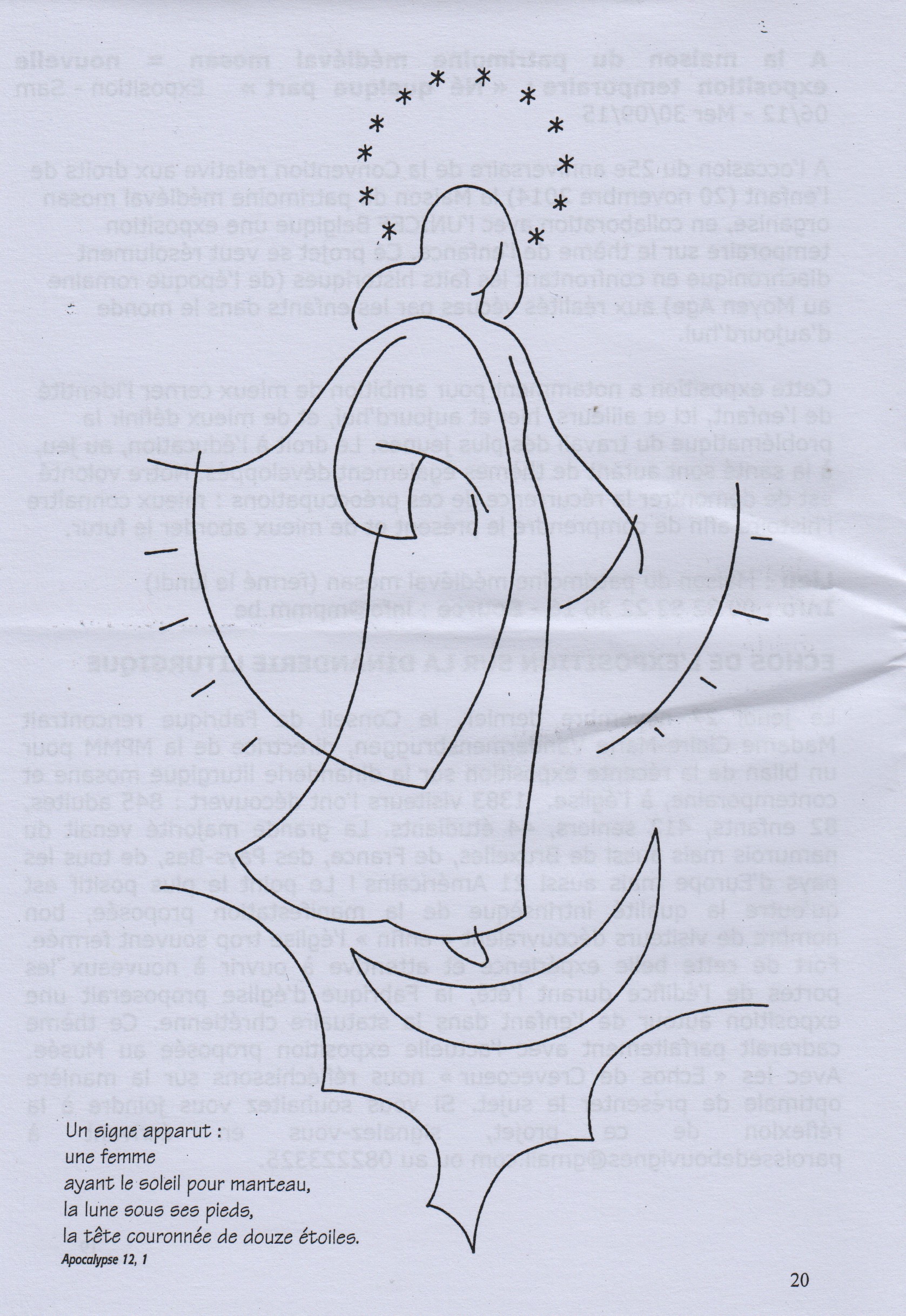 calendrier paroissial  2014