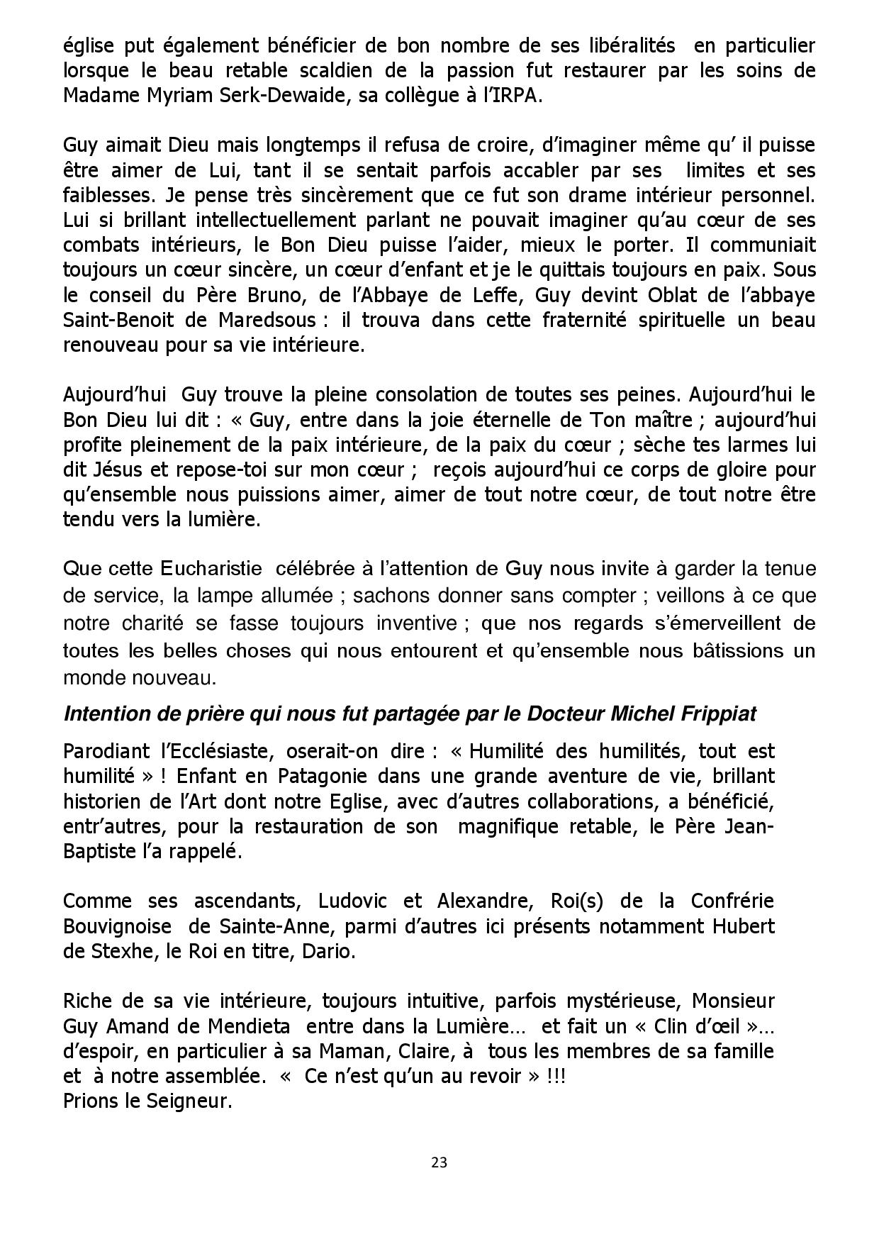 calendrier paroissial  2014