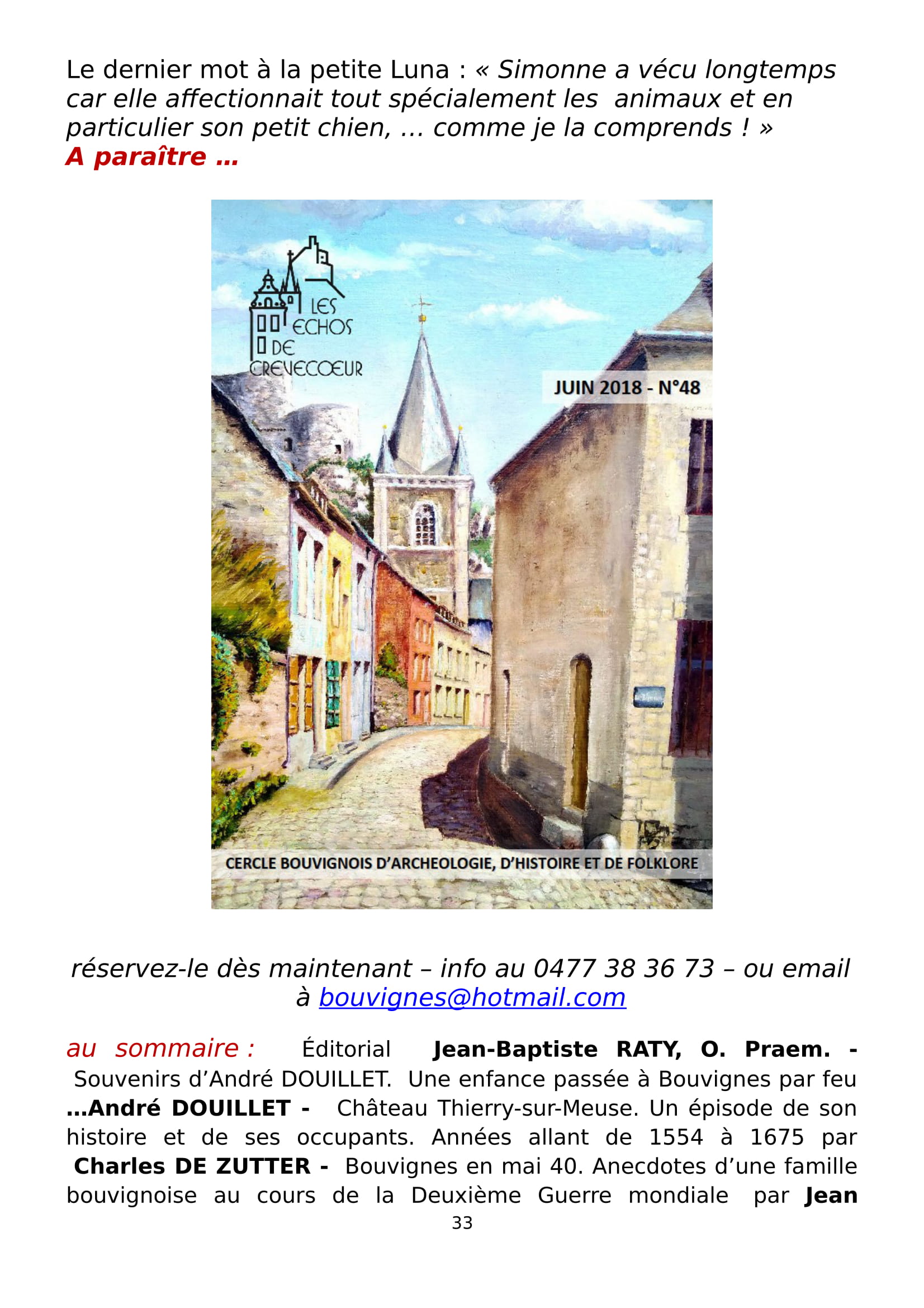 calendrier paroissial  2014