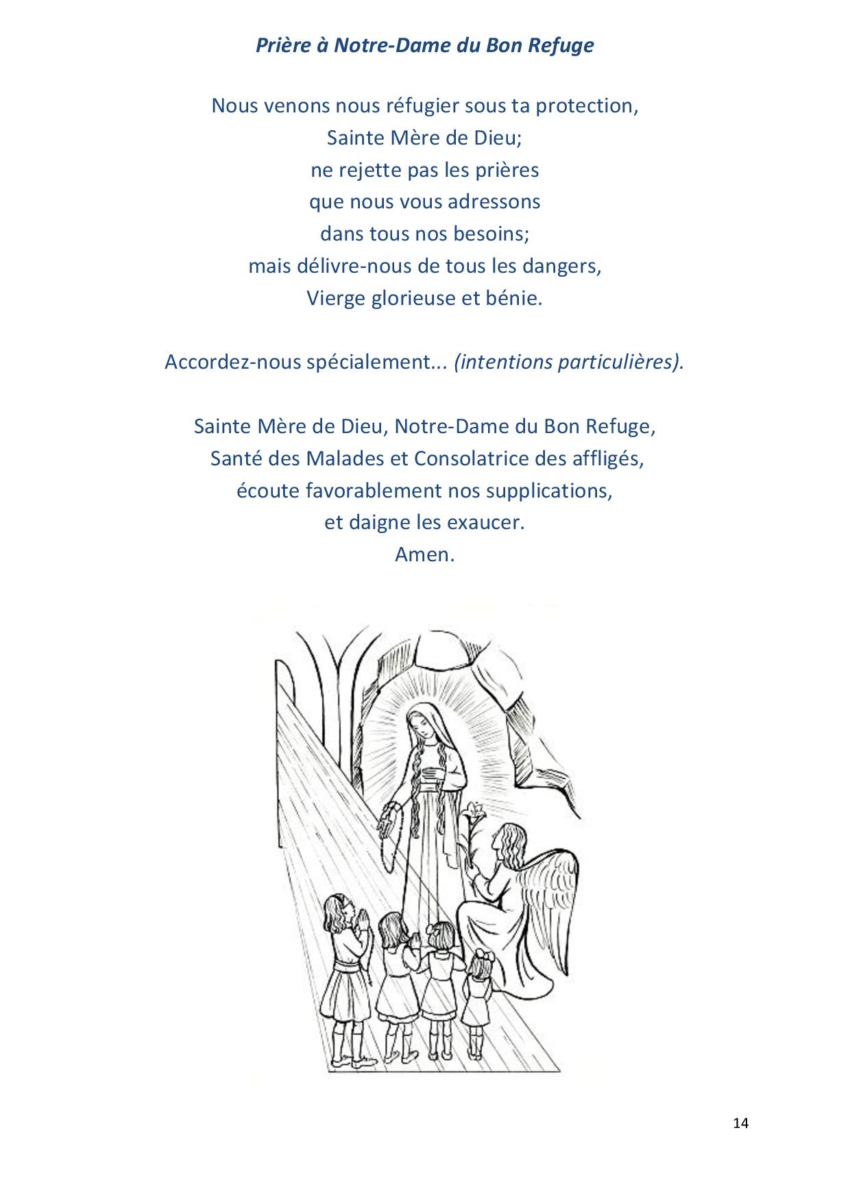 calendrier paroissial  2014